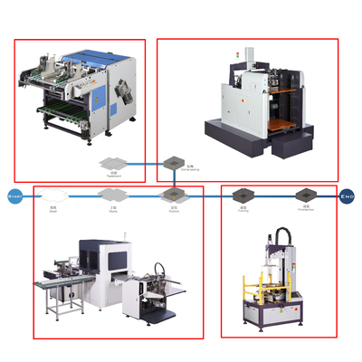 machine rigide semi automatique de la fabrication de cartons 220V pour la boîte à sucrerie