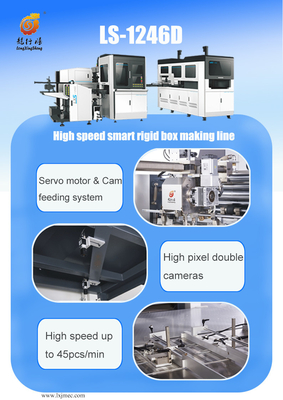 Emballage formant la machine rigide intelligente automatique de fabrication de cartons pour le carton/boîte en plastique