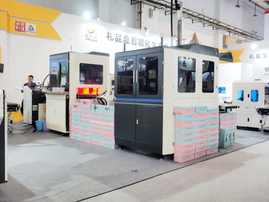Machine rigide à grande vitesse automatique de fabrication de cartons pour le carton enveloppant la boîte