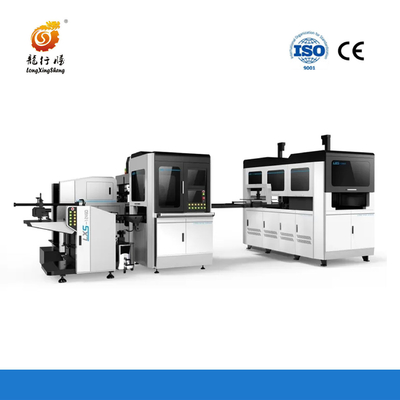 LS-1246D entièrement automatique à grande vitesse double forme de bonbons ordinateur téléphone boîte rigide machine de fabrication 40 pièces/min