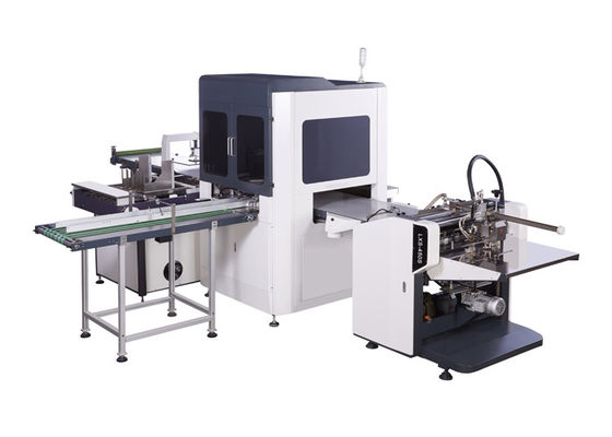 Couverture de livre plaçant la machine pour le cas de couverture de livre faisant et collant rigide de papier de boîte