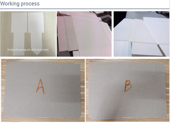 La cannelure de papier de carton de Digital usinent 140X120mm pour le papier mince