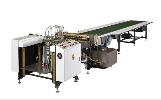 Machine à coller automatique pour la fabrication de boîtes rigides