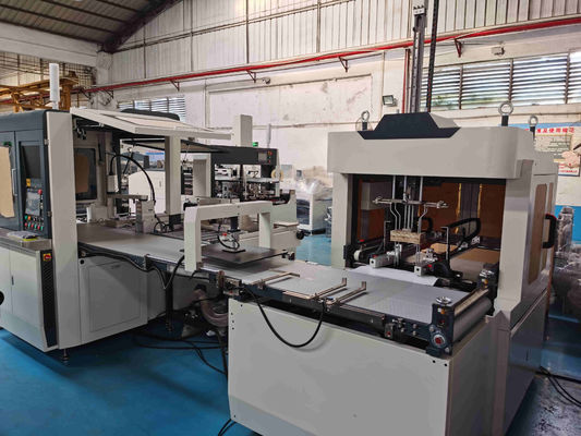 Machine rigide de fabrication de cartons de collier multifonctionnel de soins de la peau pour l'emballage