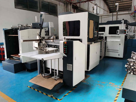 Machine formée intelligente de fabrication de cartons de cadeau de livre de papier avec le double système d'emballage de boîte