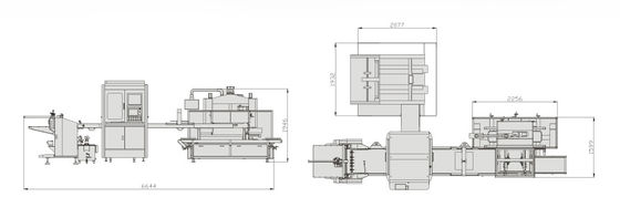 Phase mobile automatique de la taille L80mm-400mm 3 de boîte de machine de fabrication de cartons