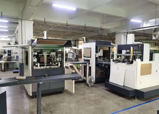 machine ondulée de fabrication de cartons de carton de 120mm, machine intelligente de fabrication de boîte