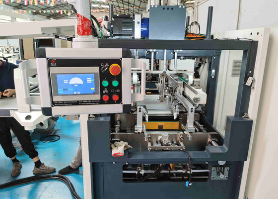 machine Max Cardboard L550XW400mm de 40pcs/Min Rigid Packaging Box Making