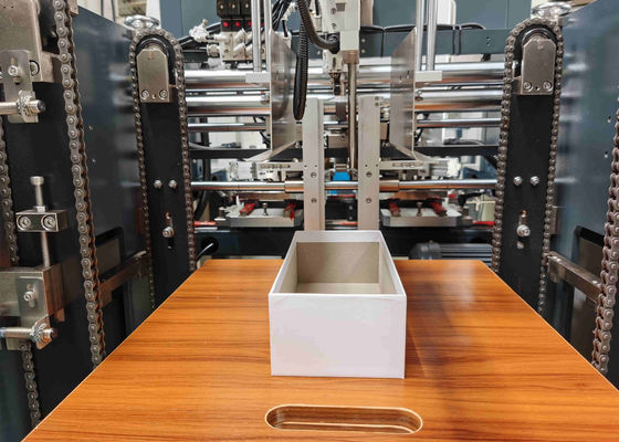 Boîte à chaussures rigide faisant la machine 12mm 100mm plaçant pour envelopper la boîte