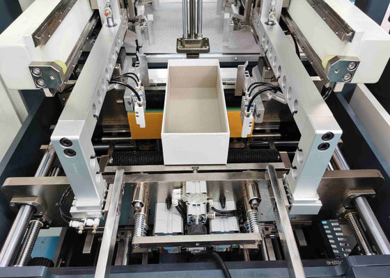 Boîte à chaussures rigide faisant la machine 12mm 100mm plaçant pour envelopper la boîte