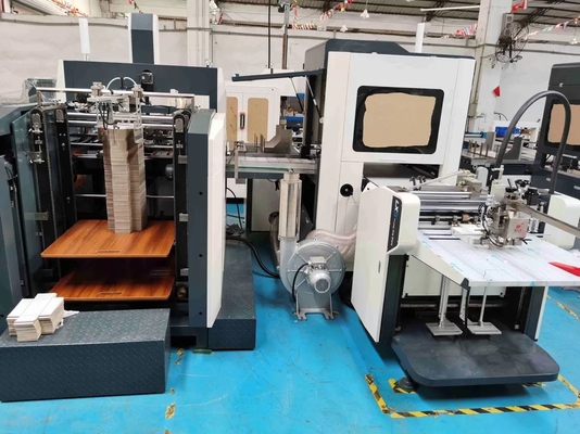 Machine de papier multifonctionnelle 15 de fabrication de cartons - 25pcs/min