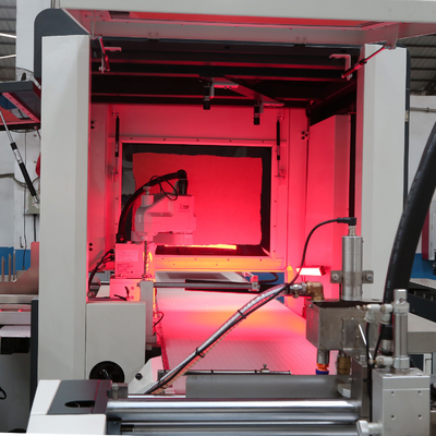Fabrication de cartons de carton plaçant la machine avec de doubles caméras de Basler